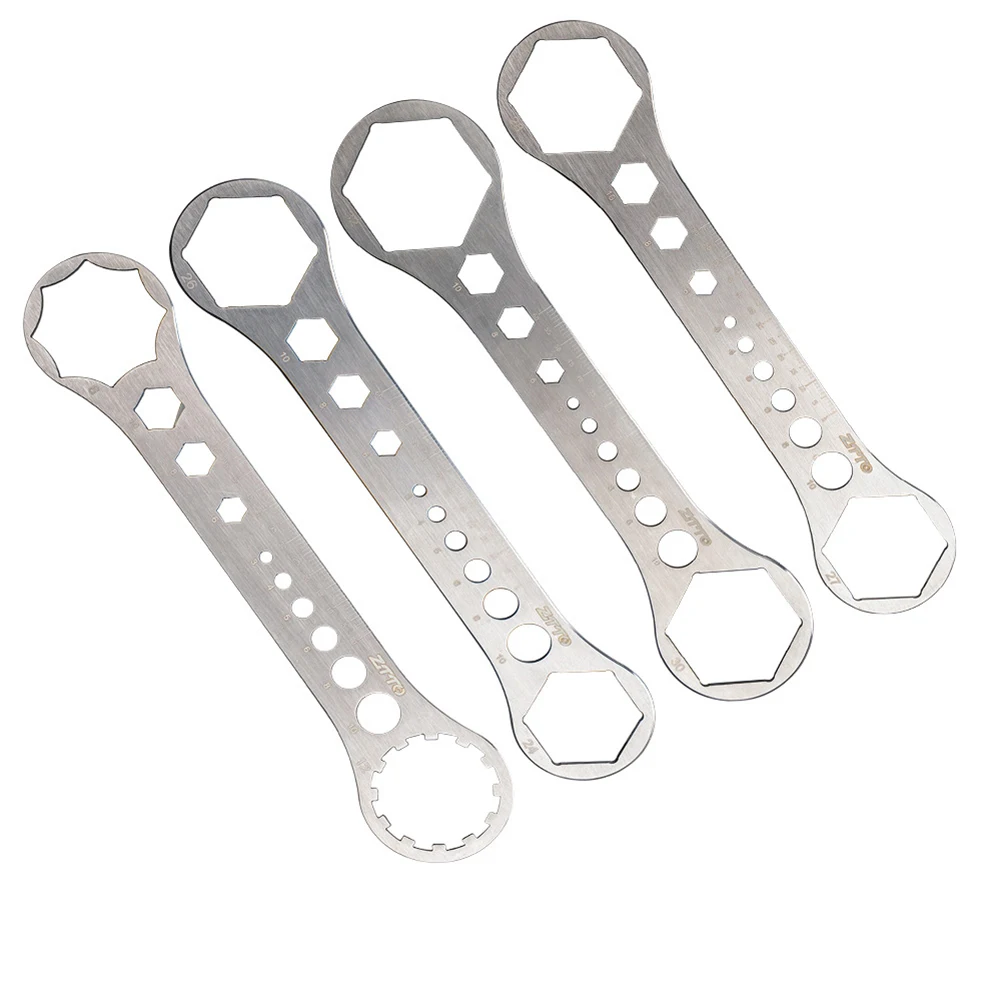 

Велосипедный вилочный ключ 1x различных размеров Профессиональный ключ из нержавеющей стали Прочность Легкий портативный инструмент для удаления