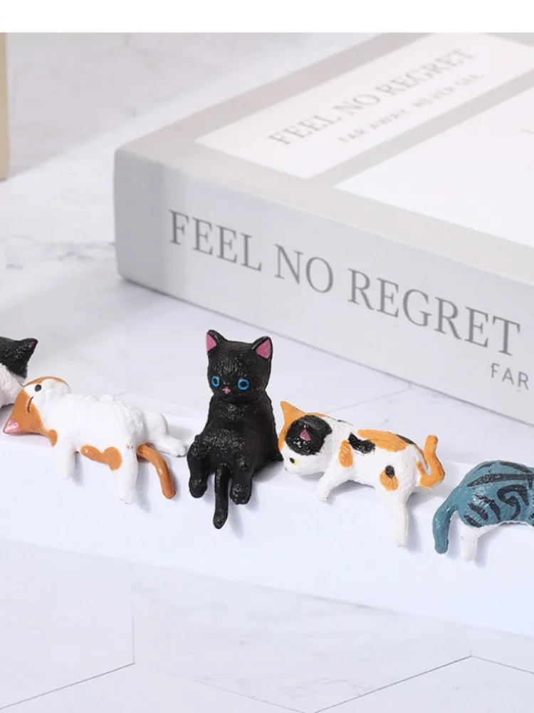 Décoration de la maison, cadeaux de bureau mignons, Simulation de dessin animé, bord suspendu, chat, Console centrale de voiture, ornements, accessoires de décoration de voiture