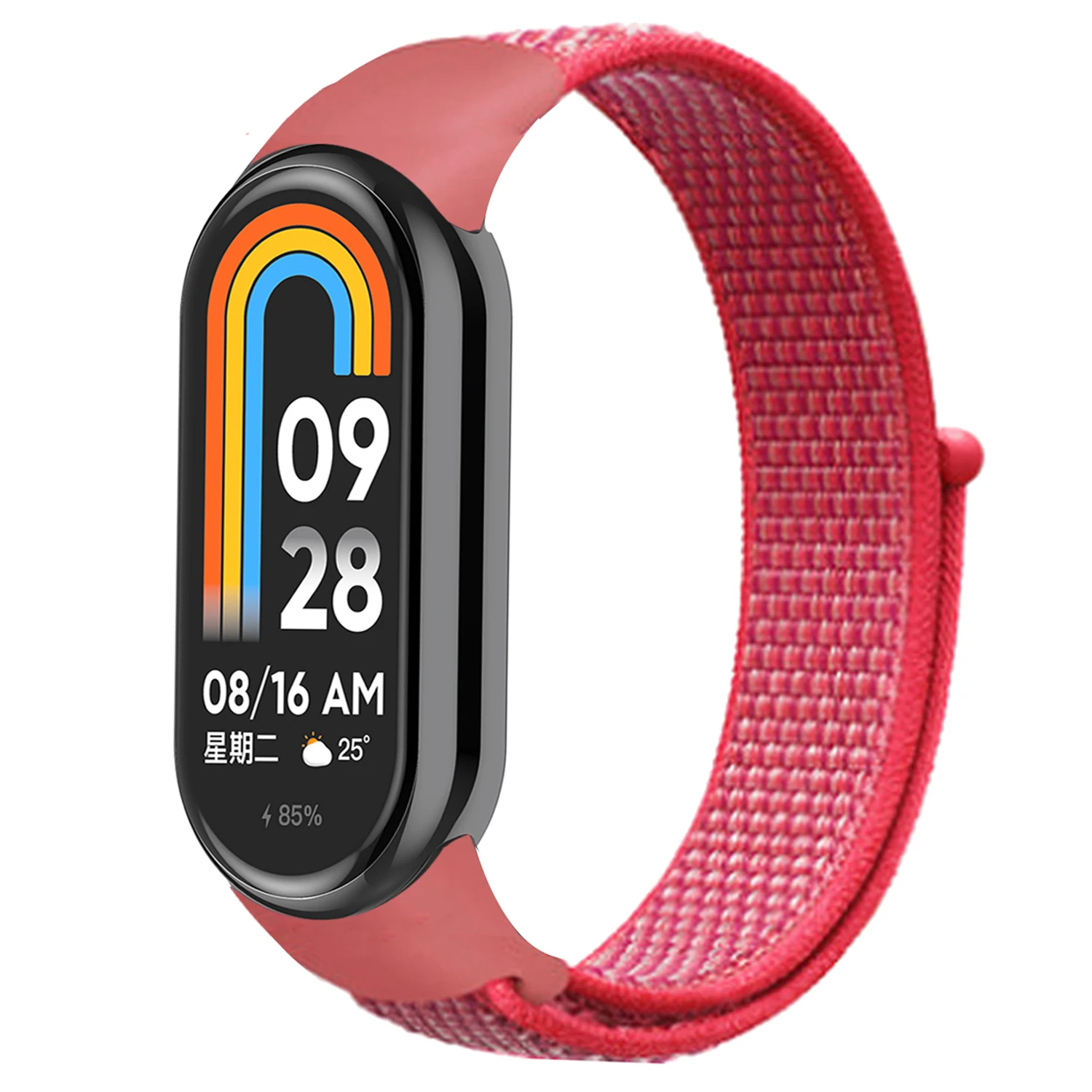 Nylon-Schlaufenarmband für Xiaomi Mi Band 10 9 8, Armband, Armband, Correa, Ersatz-Pulsera, Xiaomi Smart Band 10 9 8, NFC-Armband