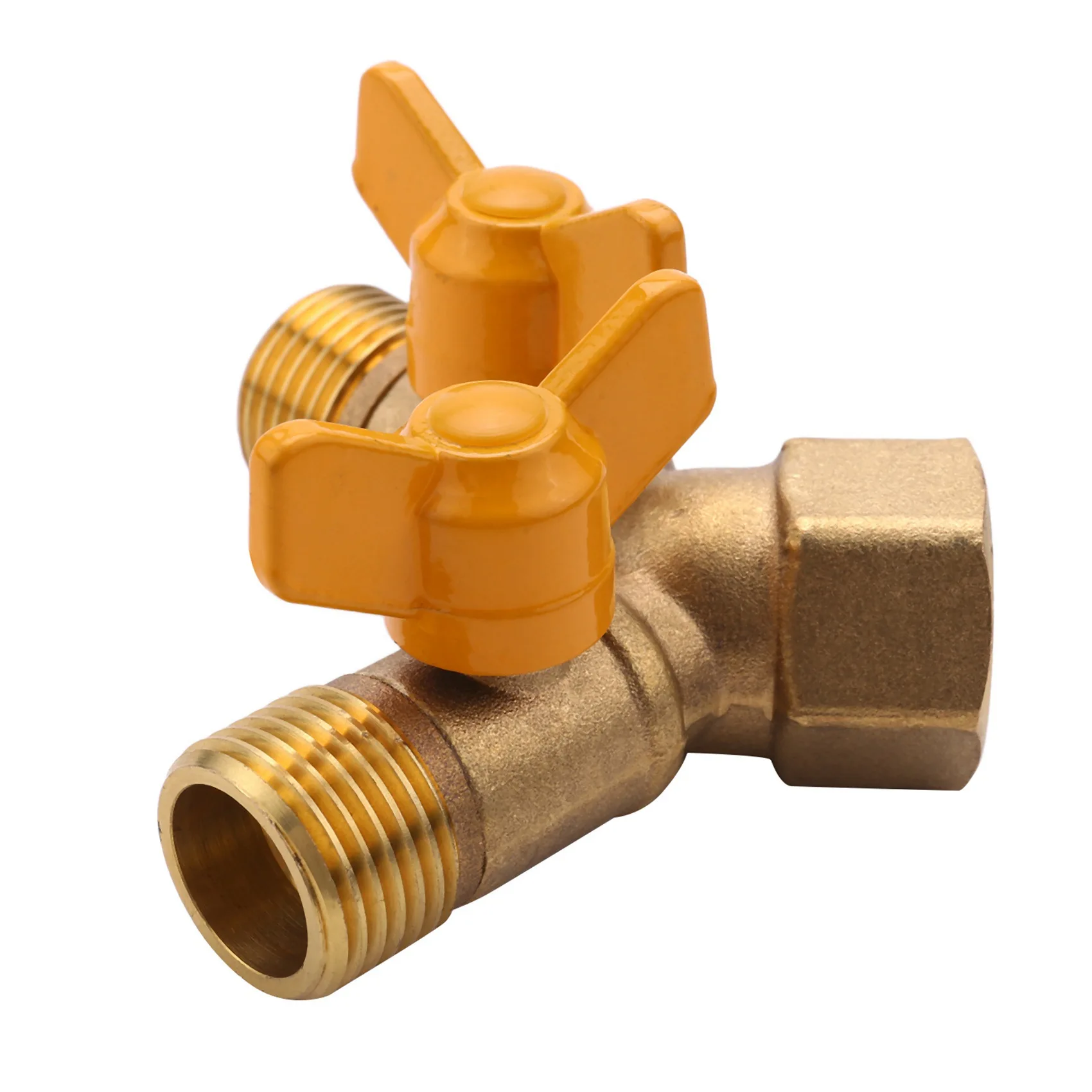 FLYY-2X 2-Wege-1/2-Zoll-Wasserhahnadapter für den Außenbereich, Gartenbewässerungs-Wasserhahnadapter und Schlauchverteiler – Detail 2