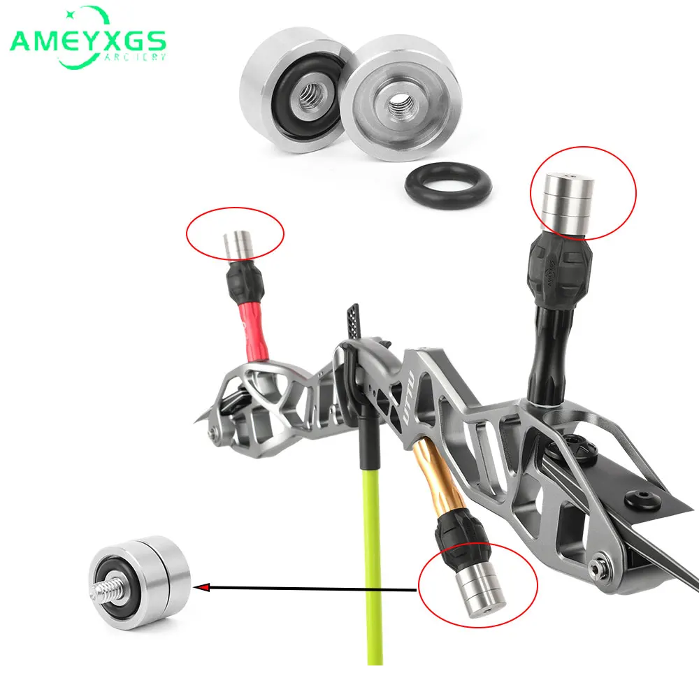 Archery Counterweight Stainless Steel 1/4inch Screw Balance Bar Bow Stabilizer for Recurve Compound Bow Shooting Accessories