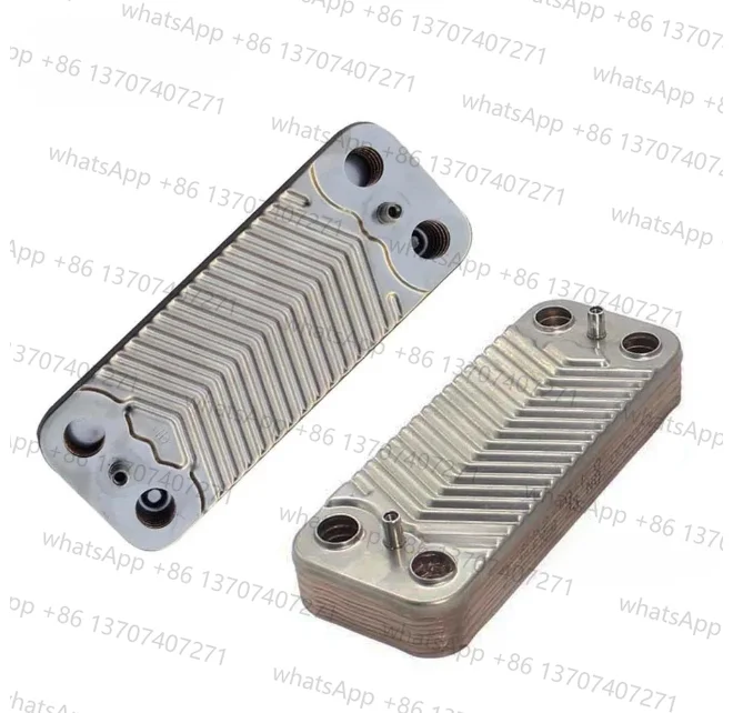 Piezas de calderas de gas, intercambiador de calor de 10 placas de 148 mm para reemplazo de calderas de gas Vaillant Beretta