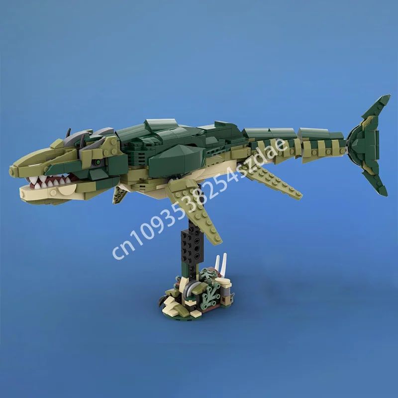 

548pcs MOC Mosasaurus Building Blocks Adult Birthday Plastic Educational Creative STEM STEAM Learning Christmas toy Gift