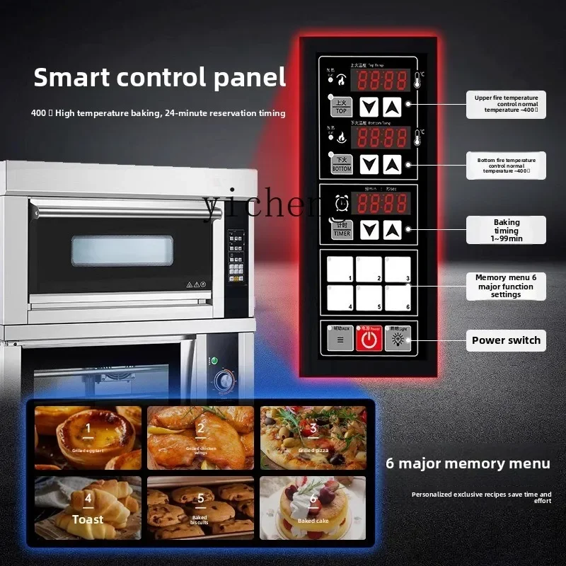x2 commercial electric oven fermentation box all-in-one machine combination oven top baking and wake up baking equipment