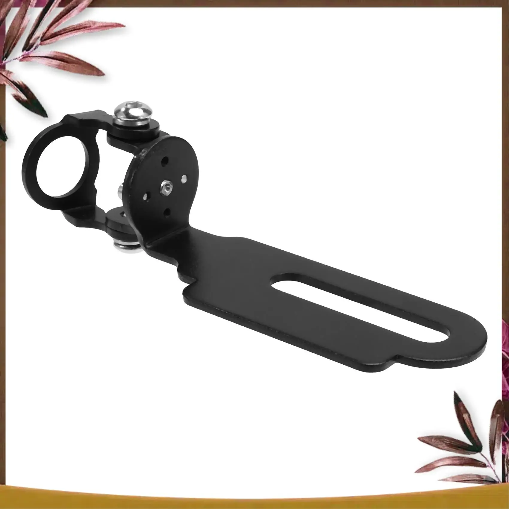 

AB59-Motorcycle License Plate Feeder Clip Stainless Steel Vehicle Radio Antenna Clip Edge Intercom Antenna Base Bracket