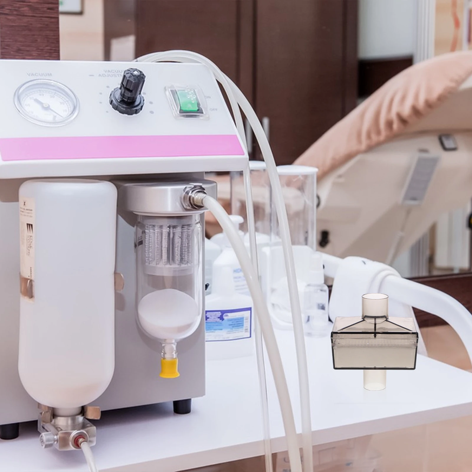 

Universal 22M22F Oxygen Generator Filter Cotton Polyethylene Atomization Machine Sponge Muffler Silent Filtration Pad for Clean