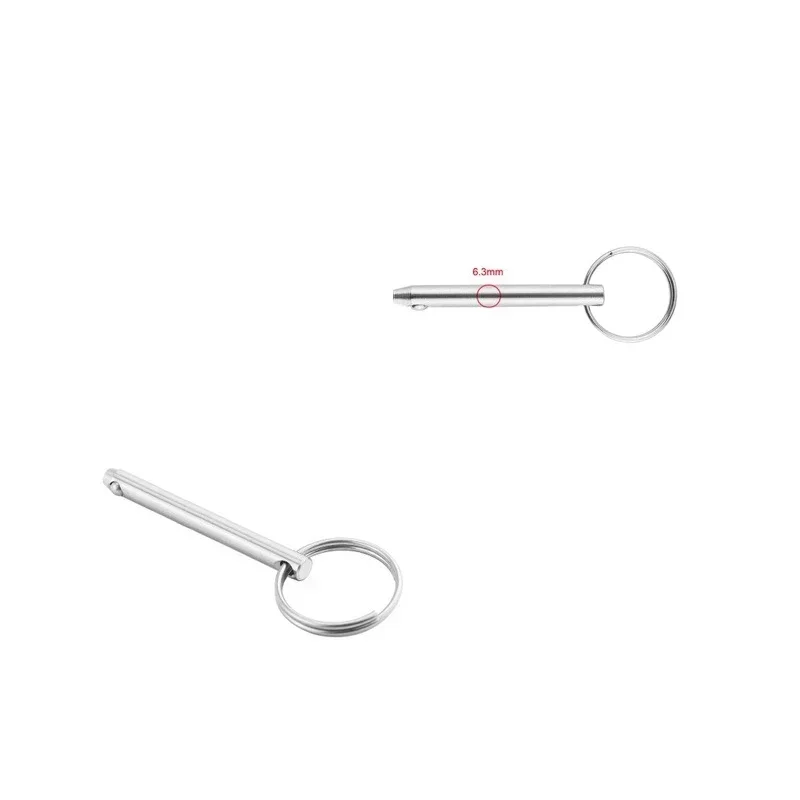 모터홈 비미니용 퀵릴리즈 볼 잠금 핀, 316 스테인리스 스틸, 마린 그레이드, 탑 데크 힌지 하드웨어, 해상 비미니용, 2 개