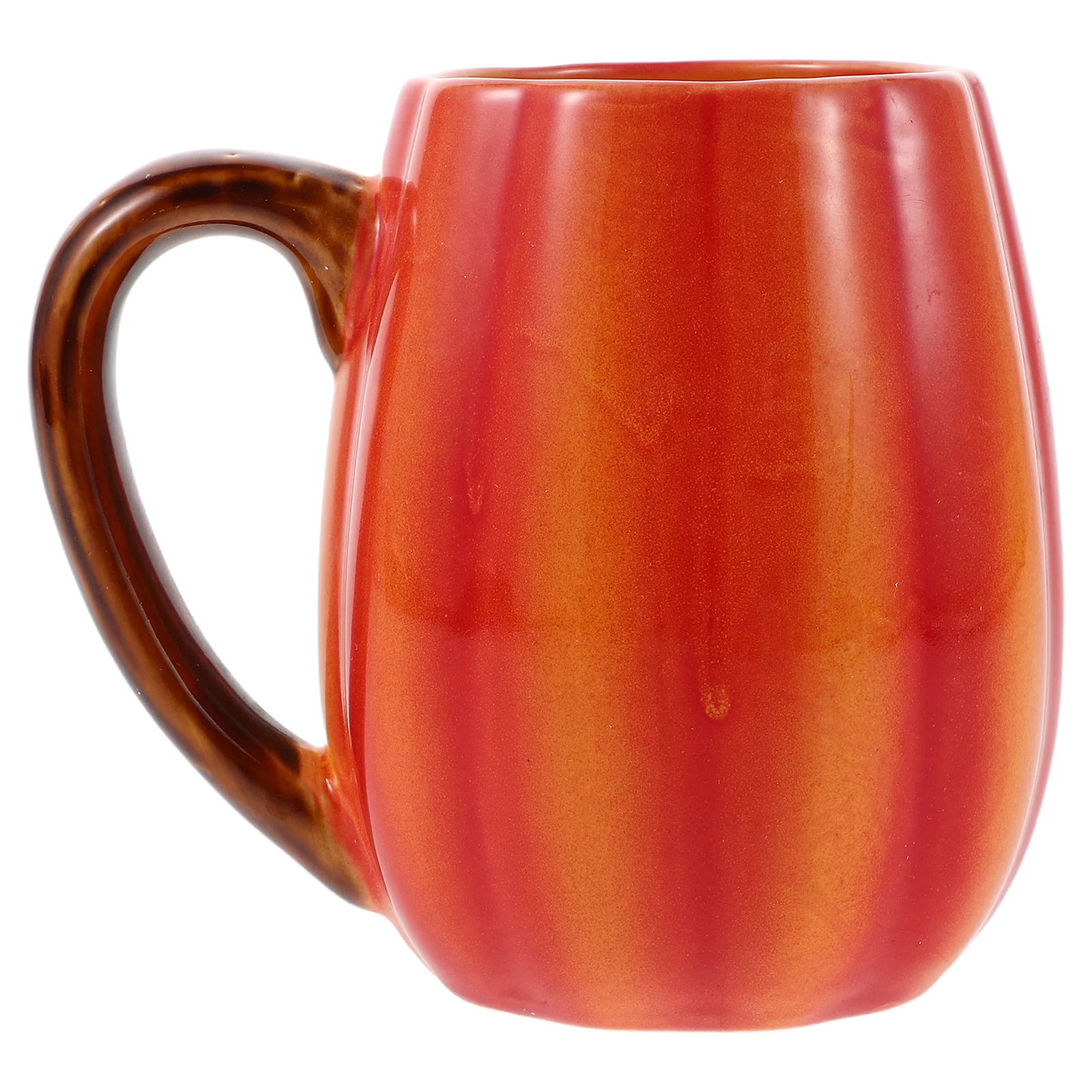 

Halloween Pumpkin Ceramic Mug Vintage Pumpkin Shaped Coffee Cup Microwave Dishwasher Safe Autumn Tea Mug Thanksgiving Party
