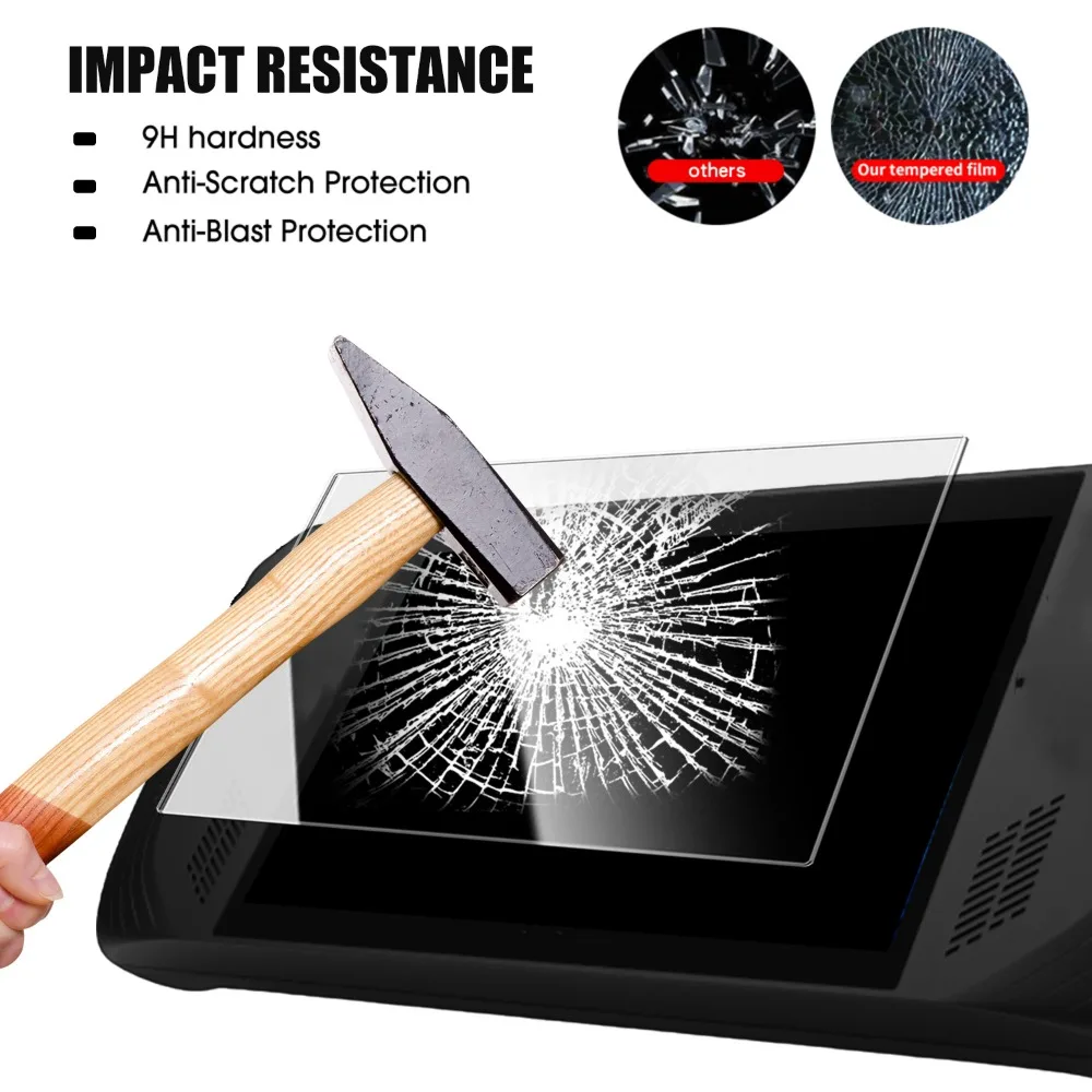 1-3 قطعة واقيات شاشة من الزجاج المقسى لوحدة التحكم في الألعاب ASUS ROG Ally X HD أفلام واقية شفافة مضادة للخدش لـ ROG Ally X