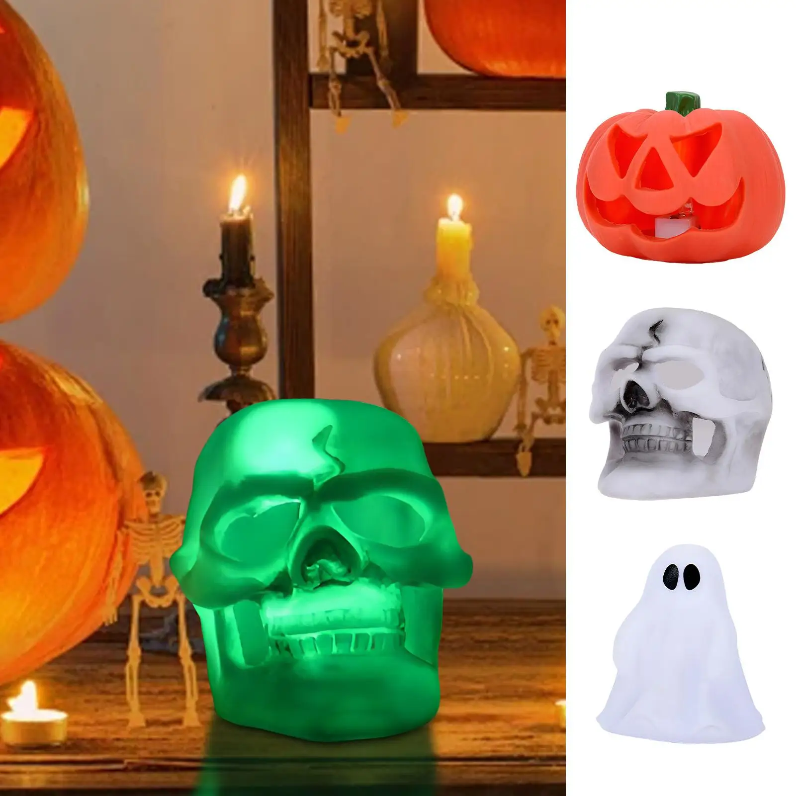 Light Up Party Favors For Kids Battery Operated Tabletop Spooky Decorations Halloween Light Up Toys For Home Haunted House Yard