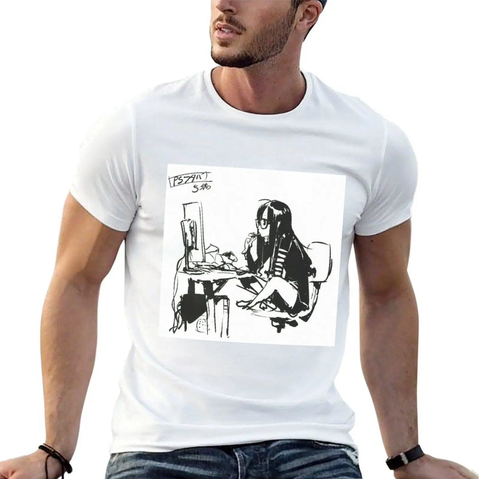 

Futaba Sakura Sketch T-Shirt t shirt custom print t shirt personalised T-Shirt