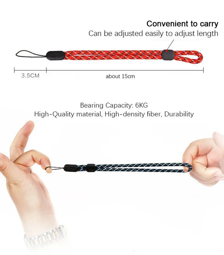 Superior Adjustable Wrist Strap Lanyard for Cell Phone DSLR Camera  HERO Telecommunications Accessories
