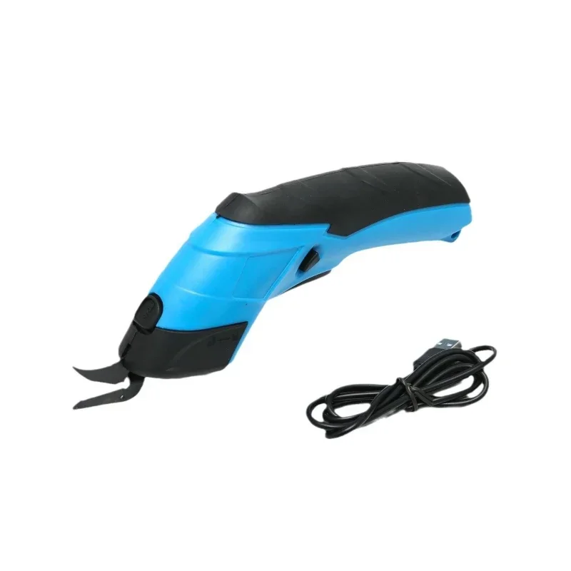Tijeras eléctricas, máquina cortadora de tela, carga de litio, costura de cuero, tijera de sastre, hoja de acero de tungsteno, herramienta manual portátil