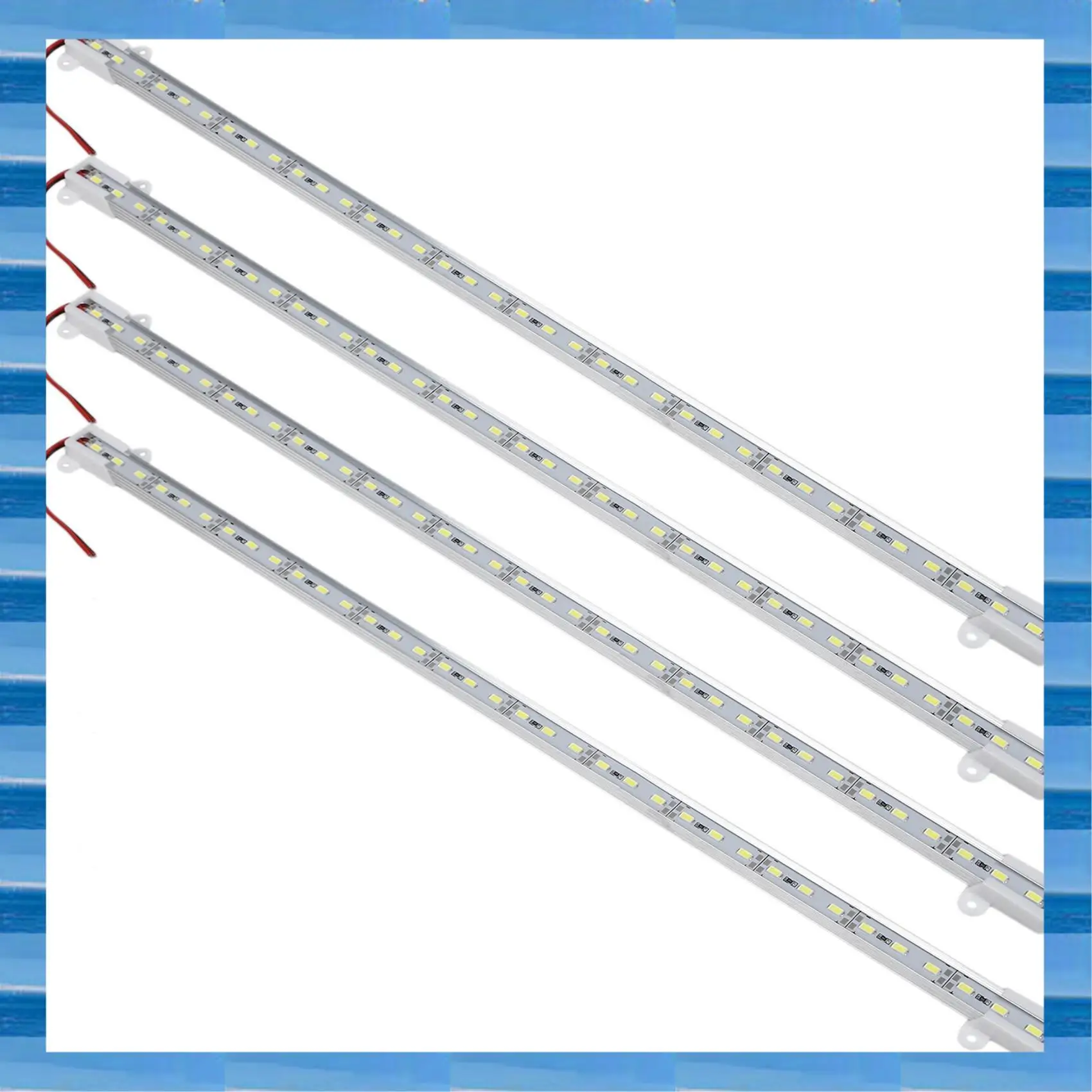 

AT53 4 шт. 50 см 12 В 36 светодиодов 5050 SMD жесткая полоса света алюминиевый жесткий белый