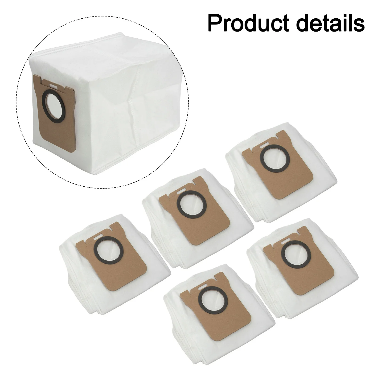 

Dust Collection Bags Replacement Dust Bags Strong Seal Dust Bags Clog-Free Performance Bags Dust Trapping Bags For Mova E30
