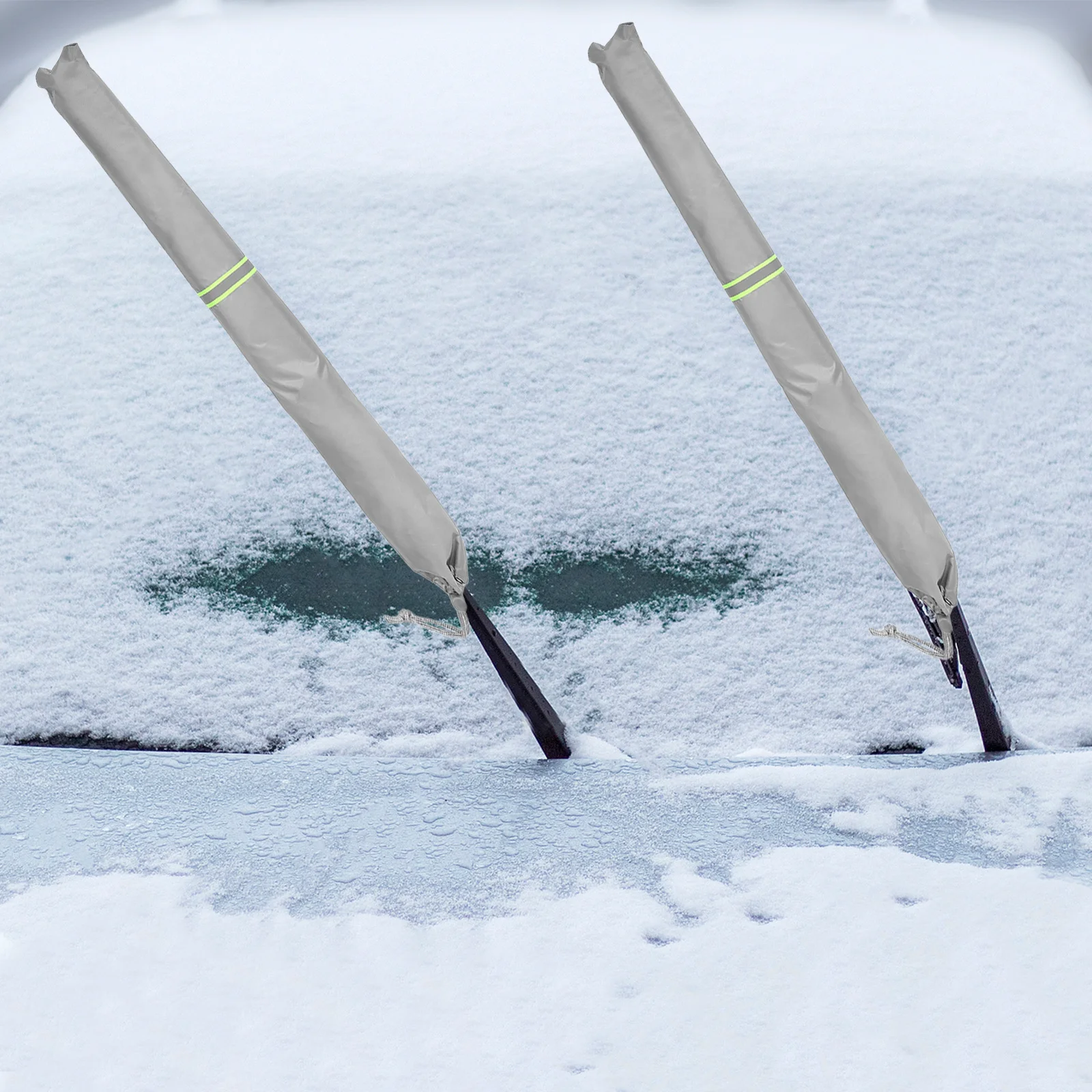 

1Pair Rain Wiper Covers Waterproof Protection Against Rain Snow Bird Droppings Easy Fit for Most Cars Suvs Winter Car