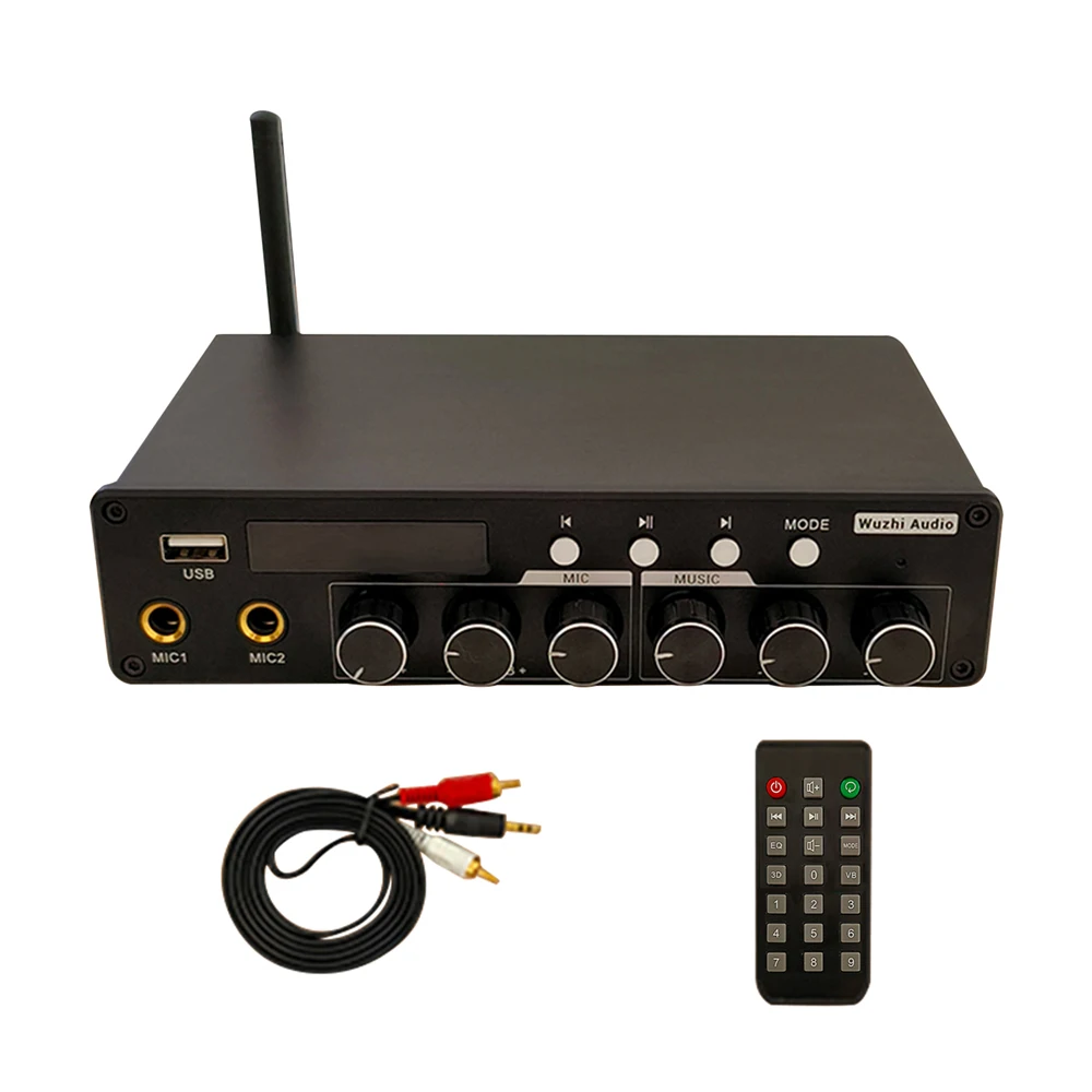 

DC 12-24V ZK-A1200 Bluetooth Amplifier HiFi TPA3116D2 2.0/5.0/5.1 Channels Digital Audio Power Amplifier Home Theater KTV