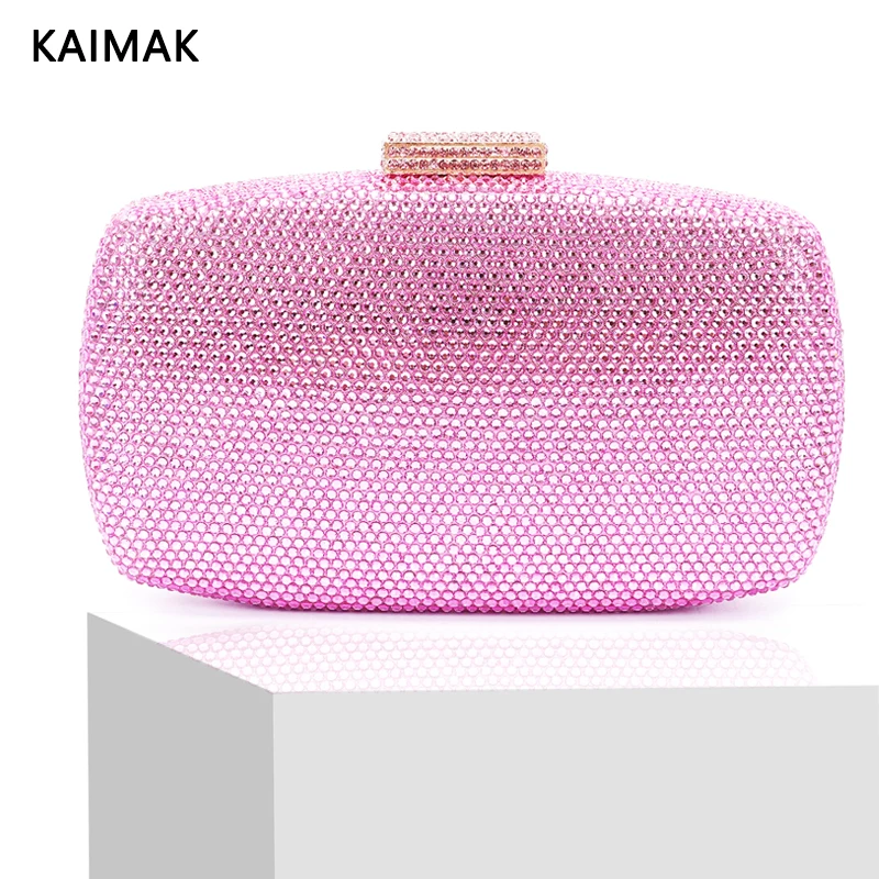 Luxury brand bag clutch ladies wedding party gift crystal gold silver pink  fashion Banquet Wallet Diamond Evening Bag Handbags