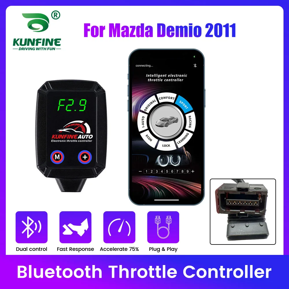 

APP Bluetooth Car Electronic Throttle Controller Racing Accelerator Potent Booster For Mazda Demio 2011 Tuning Parts Accessory