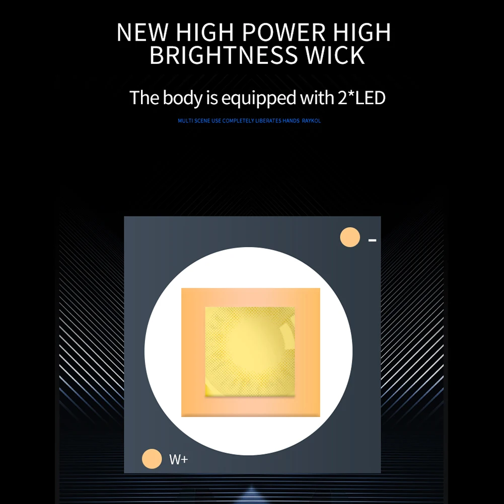 IPX4 إضاءة مقاومة للماء رئيس الشعلة نوع C قابلة للشحن محس حركة غطاء قناع ضوء الترا برايت غطاء صغير كليب أضواء عرض الطاقة