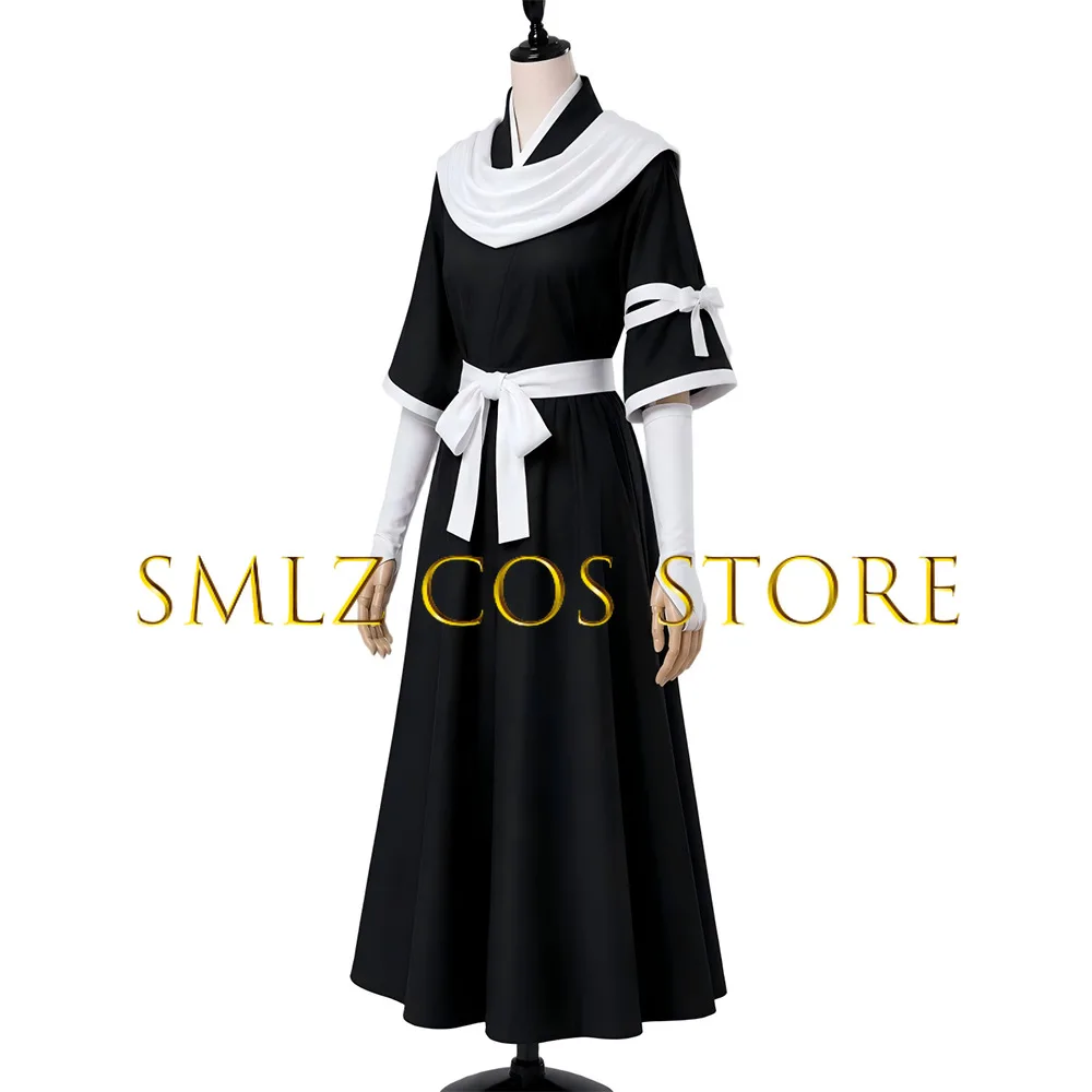 2026 TYBW Rukia Cosplay Kuchiki Costume Man Black Samurai Kimono Prop Wig Halloween Party Play Outfit view 3