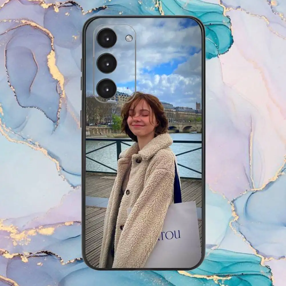 حافظة هاتف E-Emma Actor M-Myers لهاتف سامسونج جالاكسي A73، A72، A71، A70، A53، A52، A51، غطاء أسود ناعم آخر