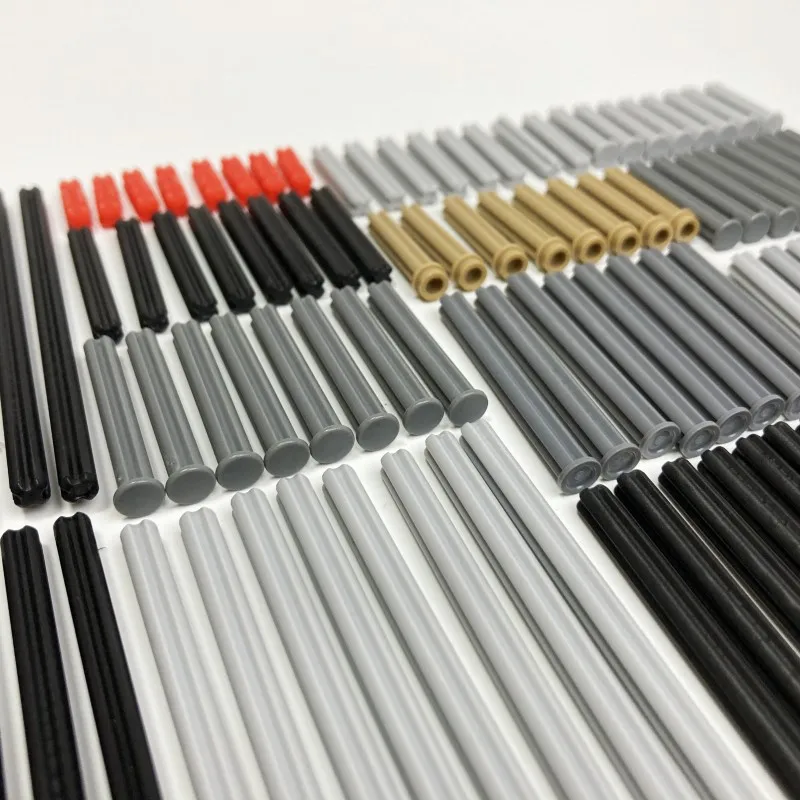 

120PCS Technology Blocks Cross Axle Sticks Rod High-Tech Bricks Accessories Compatible with 32062 4519 24316 6587 87083 3706