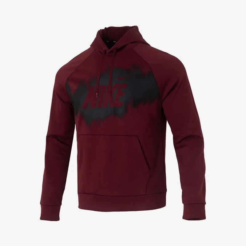 

Оригинальная женская трикотажная толстовка Nike FLEECE с капюшоном и карманами, с принтом, HV4063-619