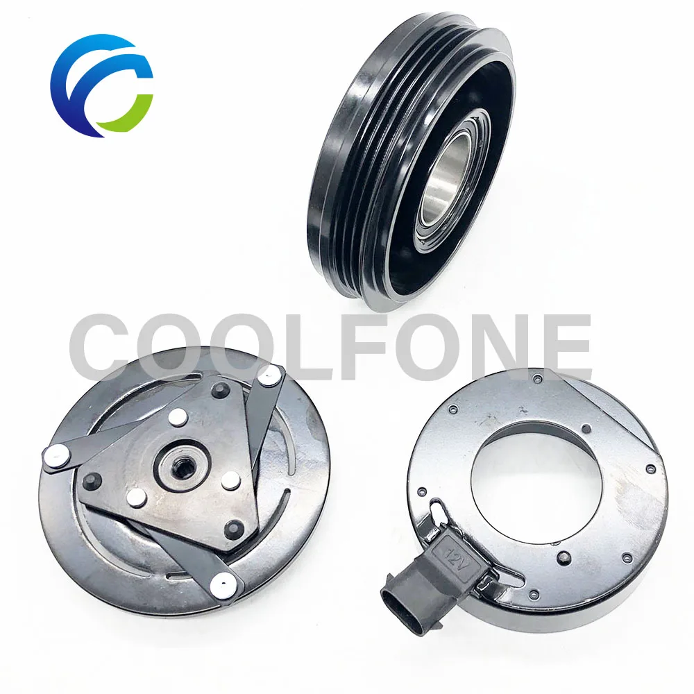 AC Compressor Clutch Pulley for VW Crossfox Cross Fox Lupo Gol Saveiro Sportvan Voyage G5 G6 5u0820803 CS20053 5U0820803H