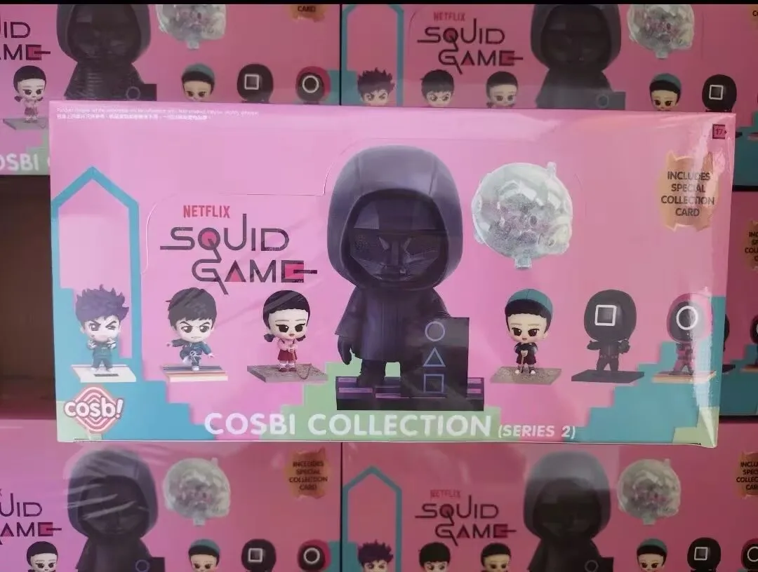 Cosbi juego de calamar juguetes calientes caja ciega serie 2 minifigura muñeca coleccionable Giftra