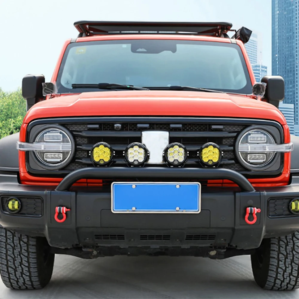 For Great Wall GWM WEY TANK 300 Tank 300 2021-2024 Front Cattle Bar Bumper Appearance Decorative Pieces Upgrade Accessories