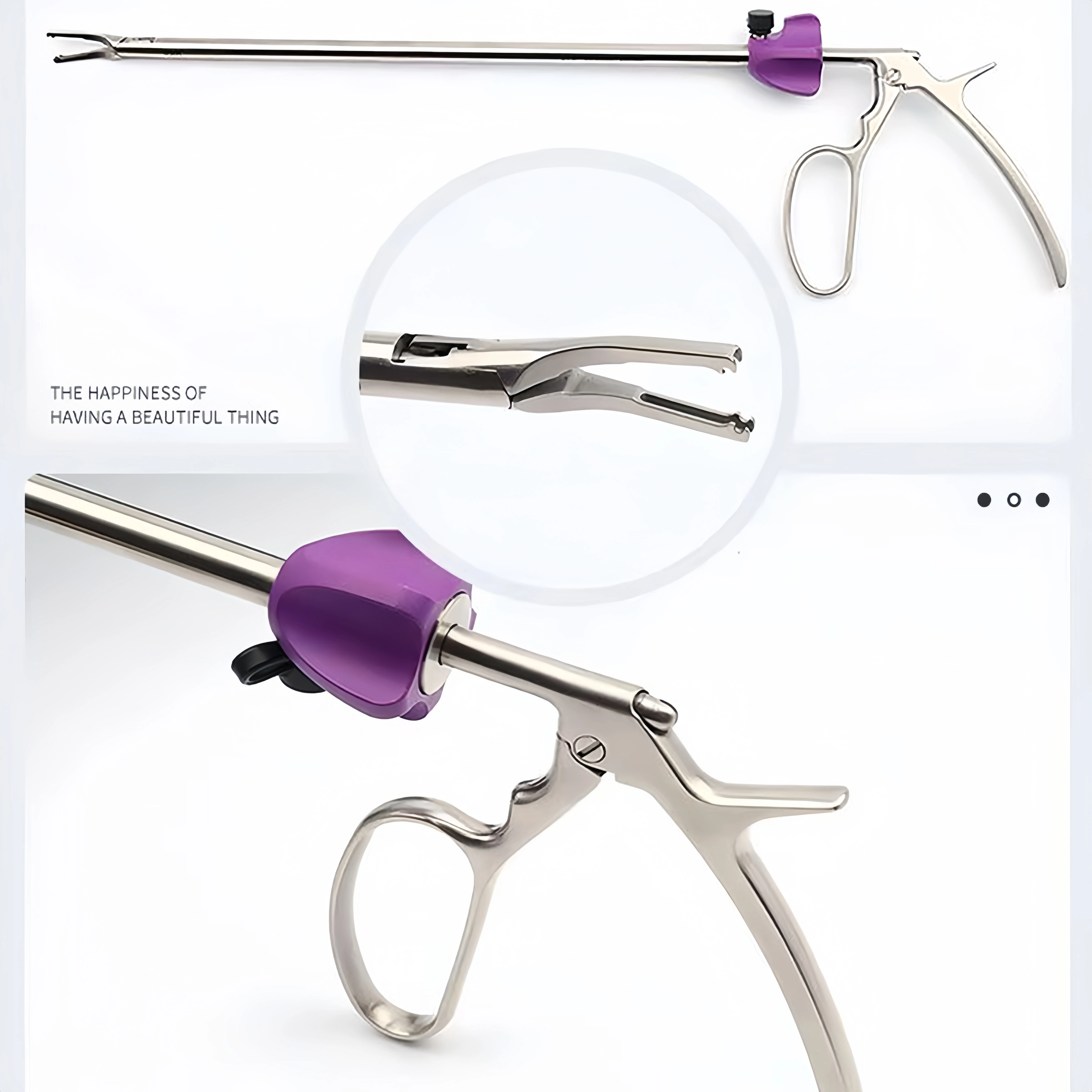 S/M/L 복강경 Hem-o-lok 클립 어플리케이터 폴리머 플라스틱 클립 결찰 어플리케이터 복강경 Hemolok 클립 그리퍼