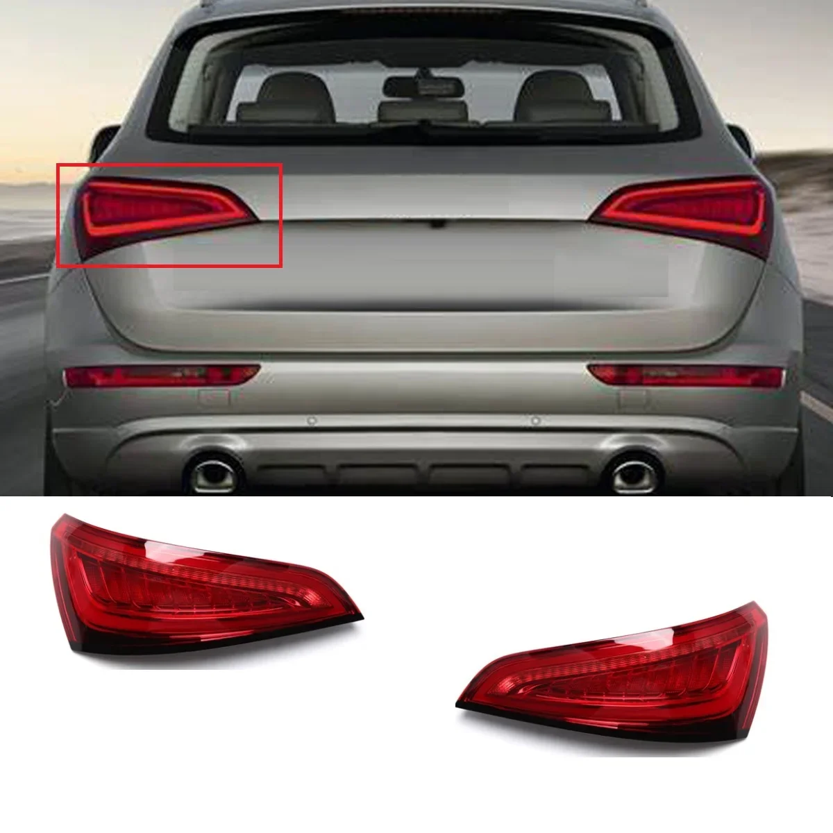 

Rear stop Tail Light turn signal for Audi Q5 2014 2015 2016