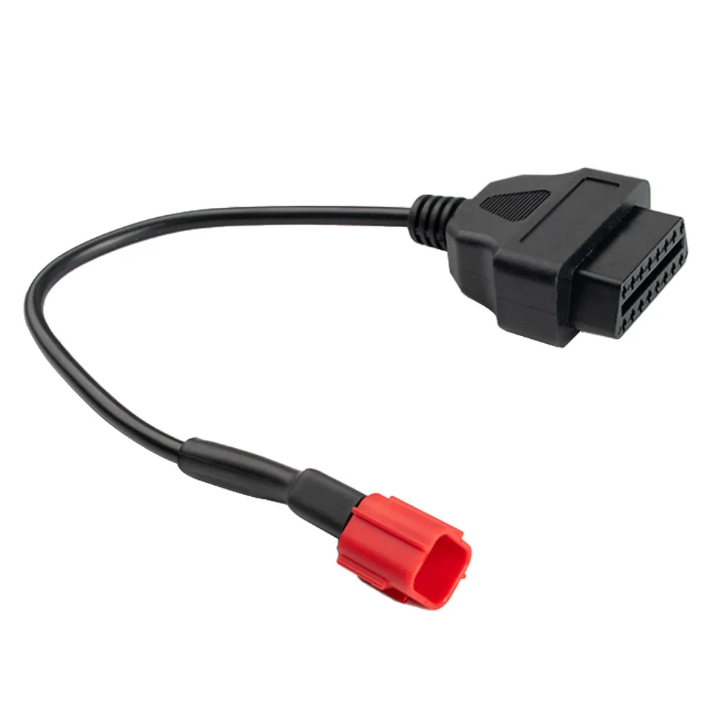 Удлинительный кабель OBD для мотоцикла Honda, 16-контактный на 6-контактный адаптерный кабель, диагностический кабель для системы сканера OBD2, инструменты для проверки