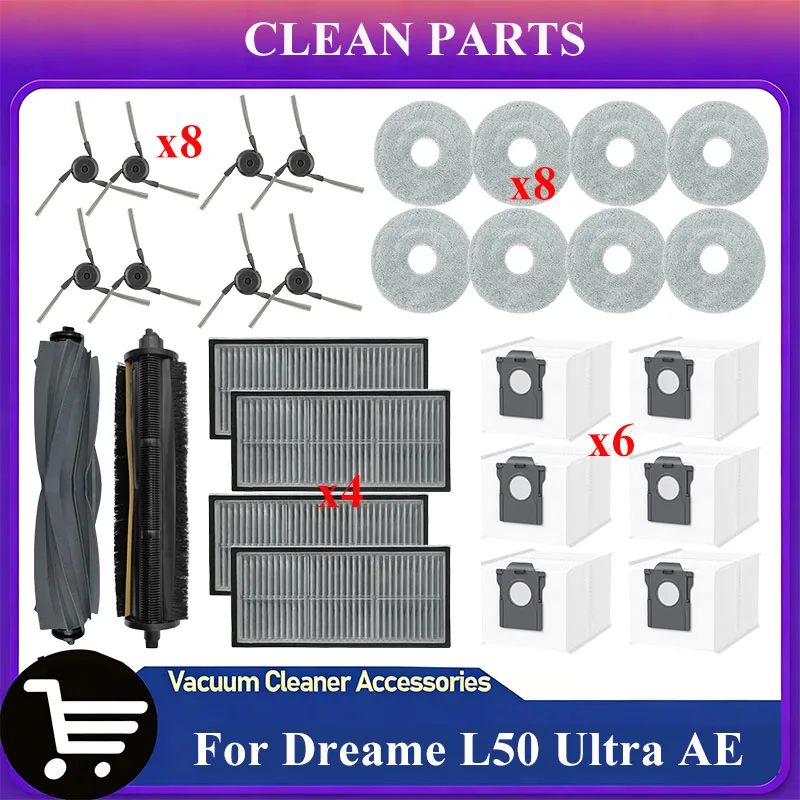 accessoires-pour-aspirateur-dreame-l50-ultra-ae-mova-p70-pro-ultra--brosse-rotative-brosse-laterale-filtre-chiffons-de-nettoyage-sac-a-poussiere