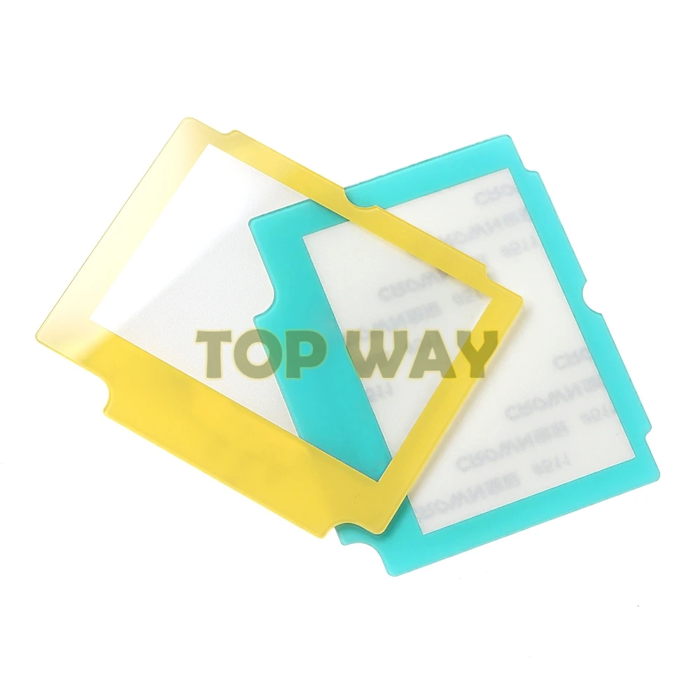 Cubierta de Panel de protección de lente de pantalla de cristal, pieza de reparación para Protector de lente GBA SP, 2 uds.