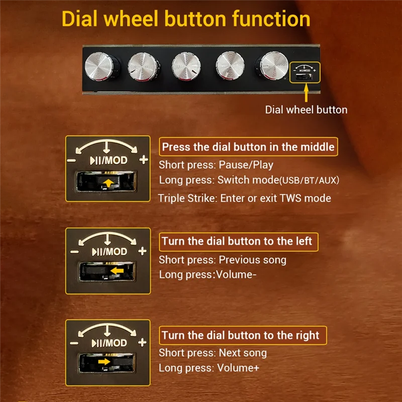 BTLIFE-ZK-AS1 2G 2.1 Channel TPA3255 Bluetooth Digital Power Amplifier Board Module High And Low Tone Subwoofer 220WX2+350W