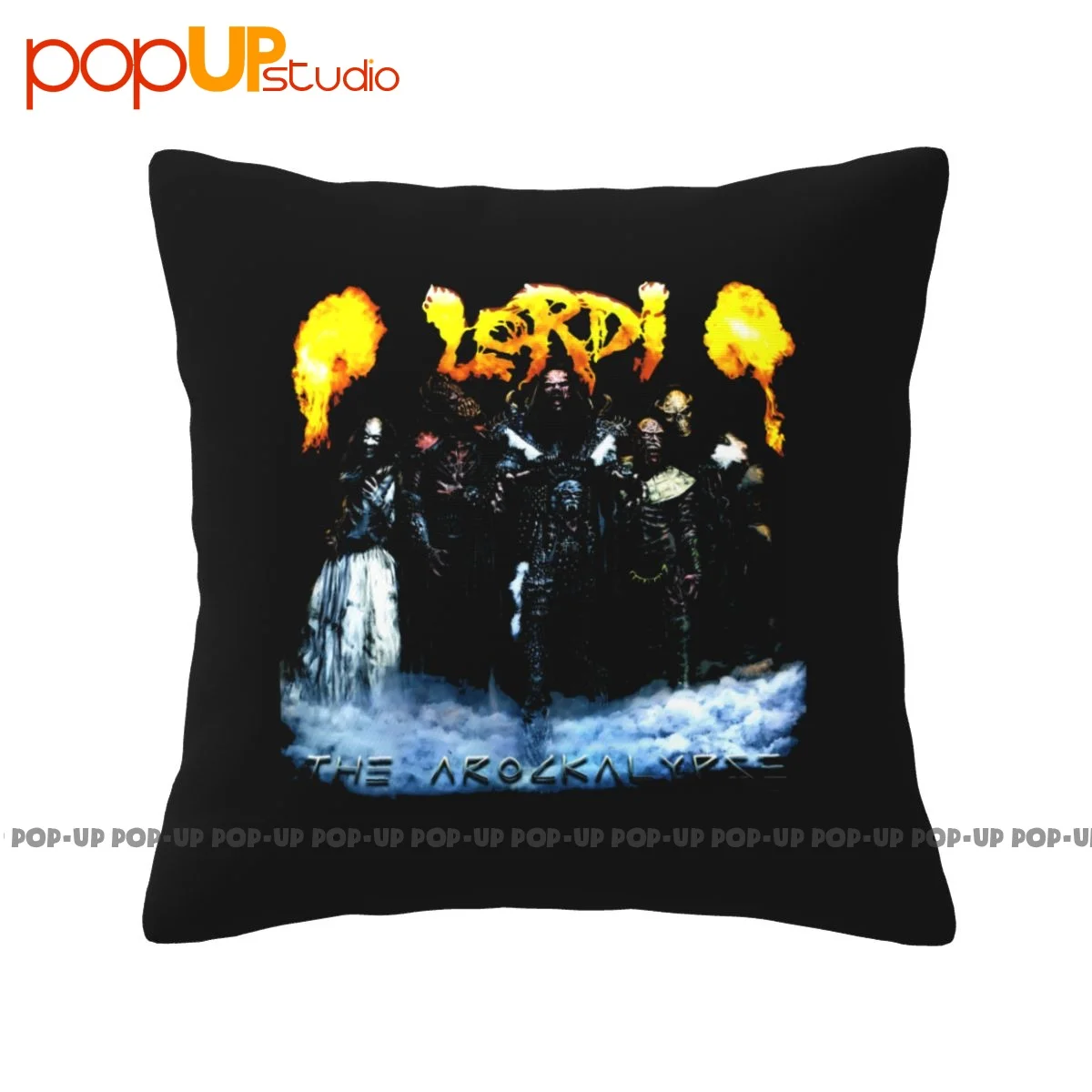 Winter Lordi The Arockalypse 2007 Tour Band Pillowcase Throw Pillow Cover Healthy Anti-Mite High Quality