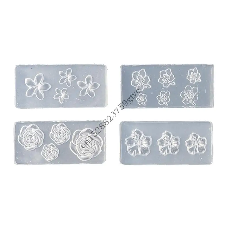 

D0uf упаковка из 4 многоразовых плесени для ногтей.