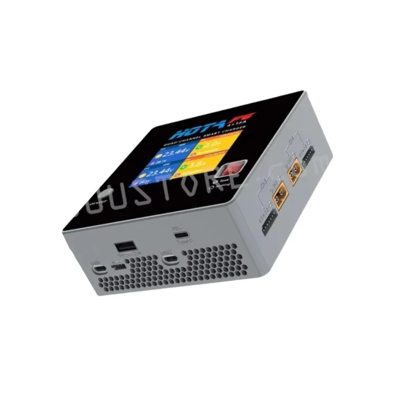 

HOTA F6 4x250W 15A 4-канальное интеллектуальное балансное зарядное устройство с Type-C для Lipo LiIon NiMH аккумулятора FPV Racing Drone Модель RC Quadcopter