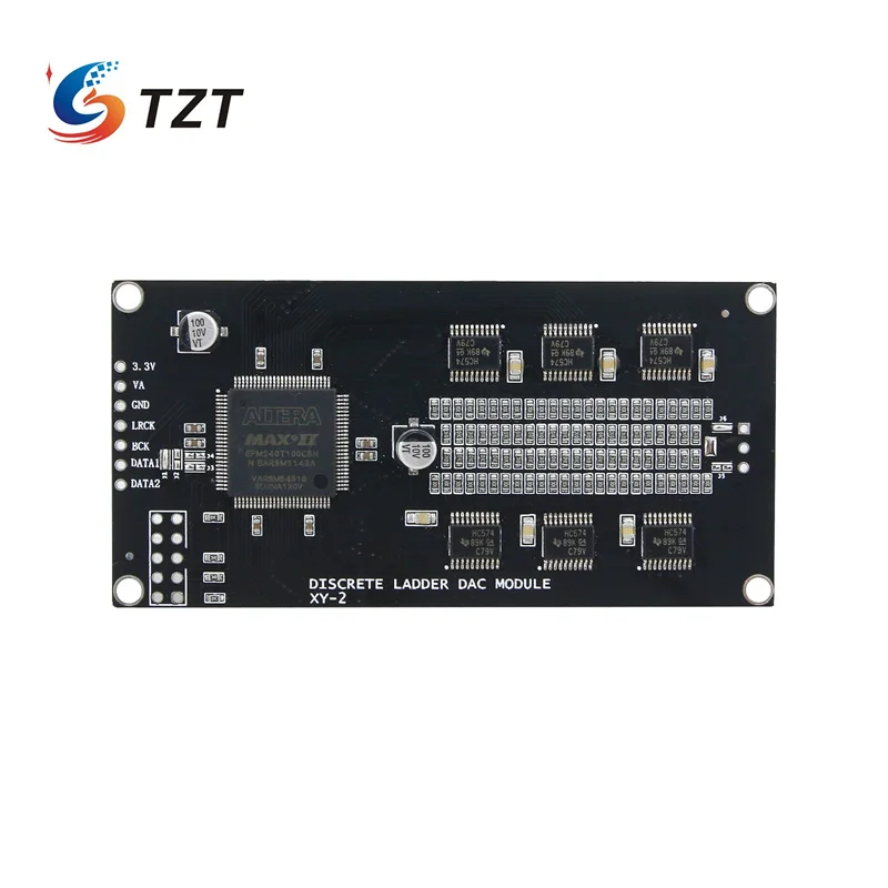 Imagem -02 - Módulo Dac de Escada Discreta Placa de Decodificador de Áudio R2r 24bit Pcm Taxa de Amostragem 384khz Tzt-xy2