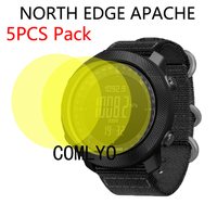 5PCS For NORTH EDGE APACHE Screen Protector Smart Watch Ultra Thin Cover HD TPU Film