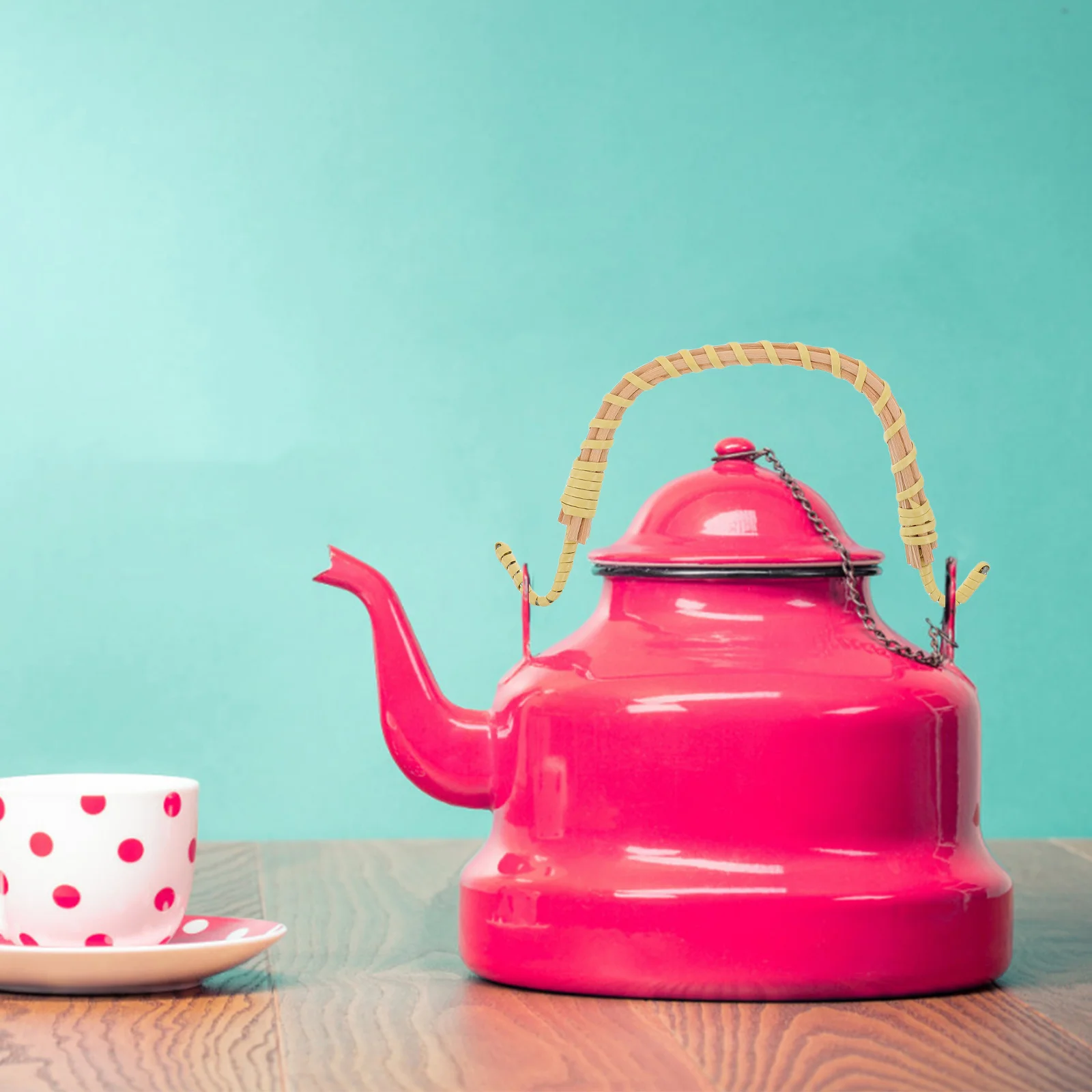 

2Pcs Bamboo Teapot Handle Replacement Handwoven Grip for Ceramic Teapots Chinese Kettle Accessories Supplies DIY Teapot Part