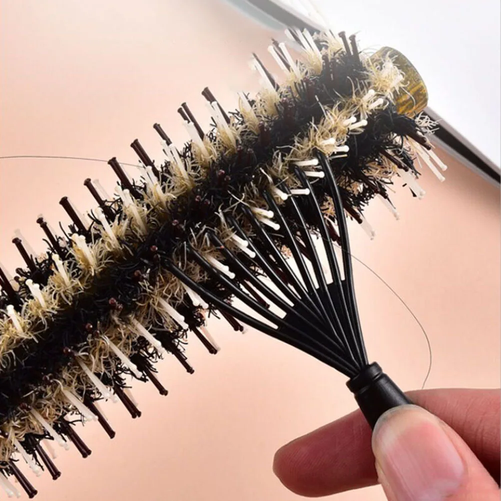 

8Pcs Hair Brush Cleaner Tool for Comb and Bristle Maintenance Small Lightweight Easy to Use Portable Travel Essential Remove