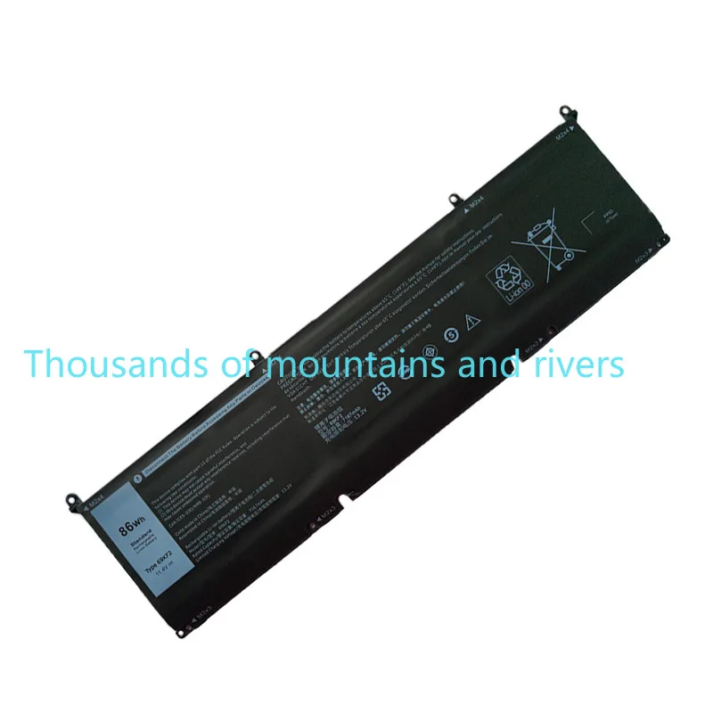 

Аккумулятор для Dell Alienware, 69KF2, 8FCTC, 70N2F, Dell Alienware M15 M17 R3 XPS 15 9500 G7 7500 Precisão 5550 P100F P45E