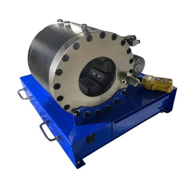New 220V Hydraulic Steel Hose Crimping Machine Includes Reducer Tube End Forming Core Components Bearing Engine Easy Operate