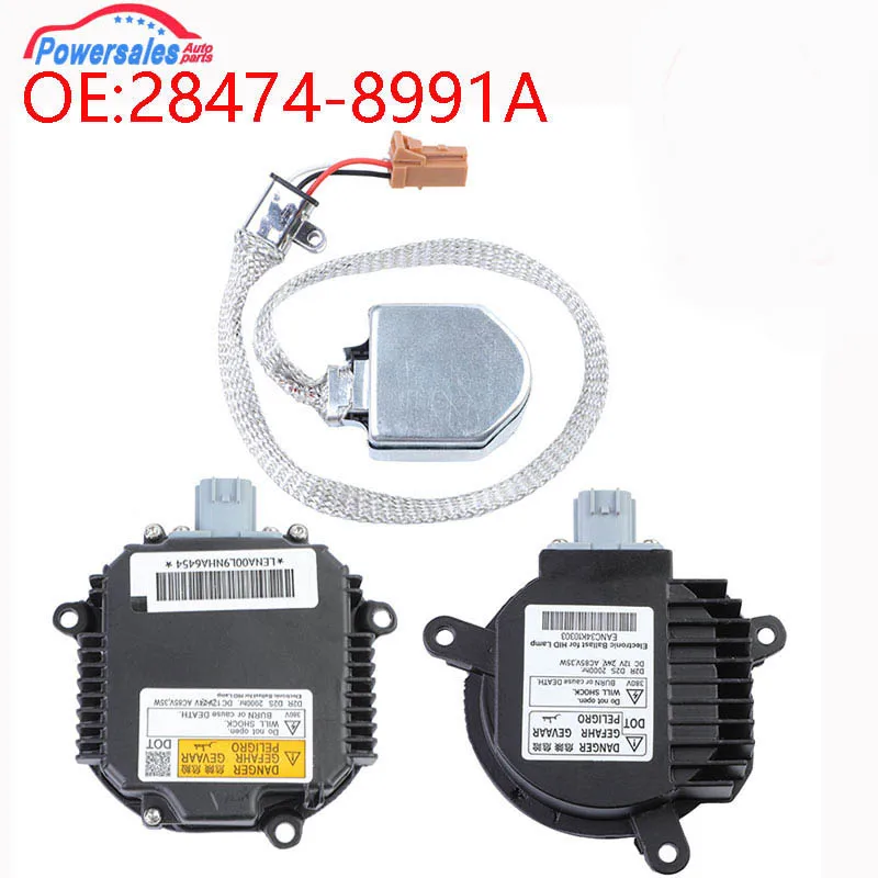 Módulo de unidad de Control de balasto de faro HID de xenón, 28474-8991A, 284748991A, D2S, D2R, para Nissan, Mazda, VW, 28474-8992A, 28474-89904