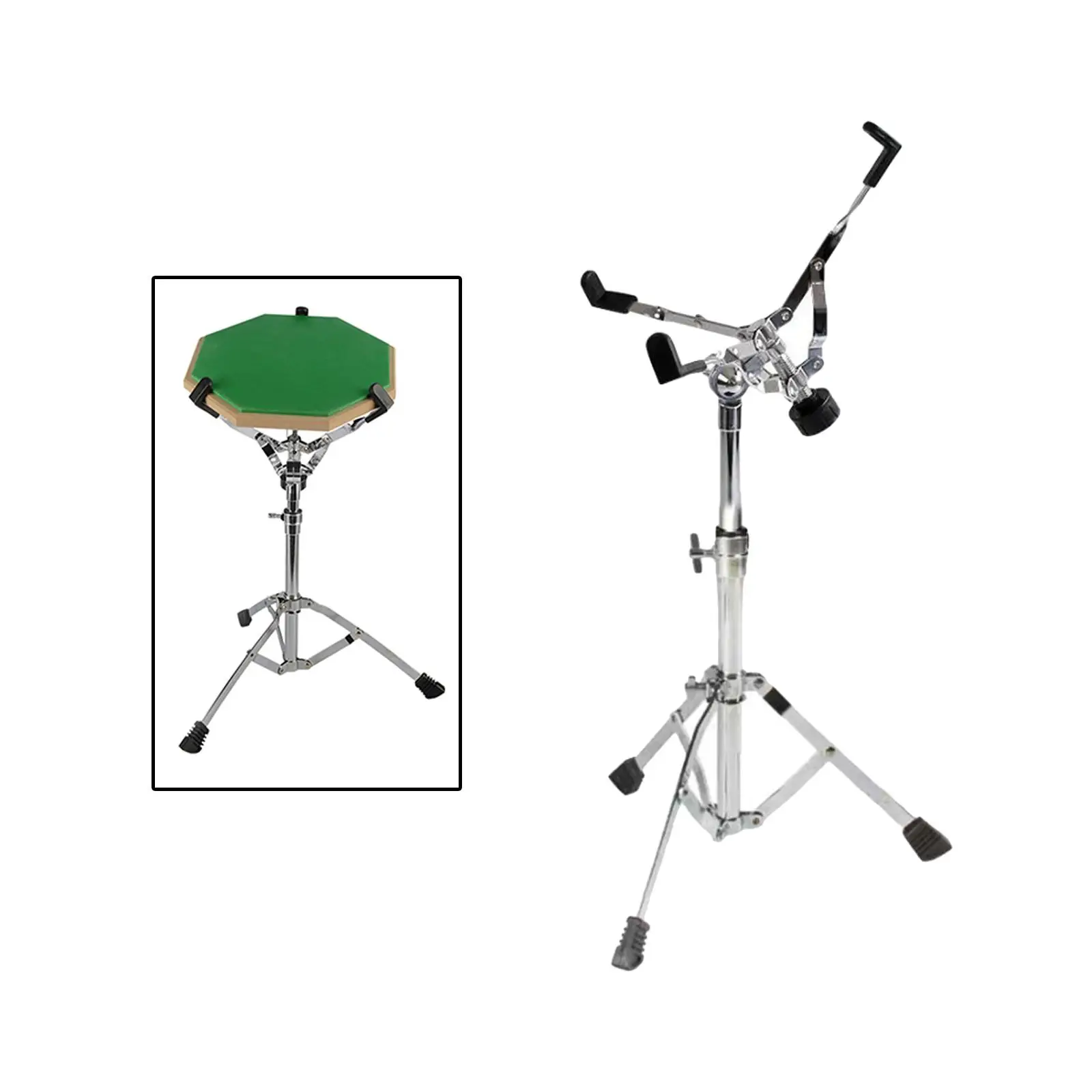 Lightweight Drum Stand Adjustable Nonslip Stable Tripod Triangle Bracket Drum