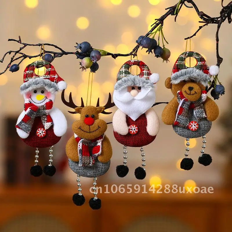 

New Christmas decorations, elderly ornaments, Christmas tree accessories, fabric ornaments, gifts