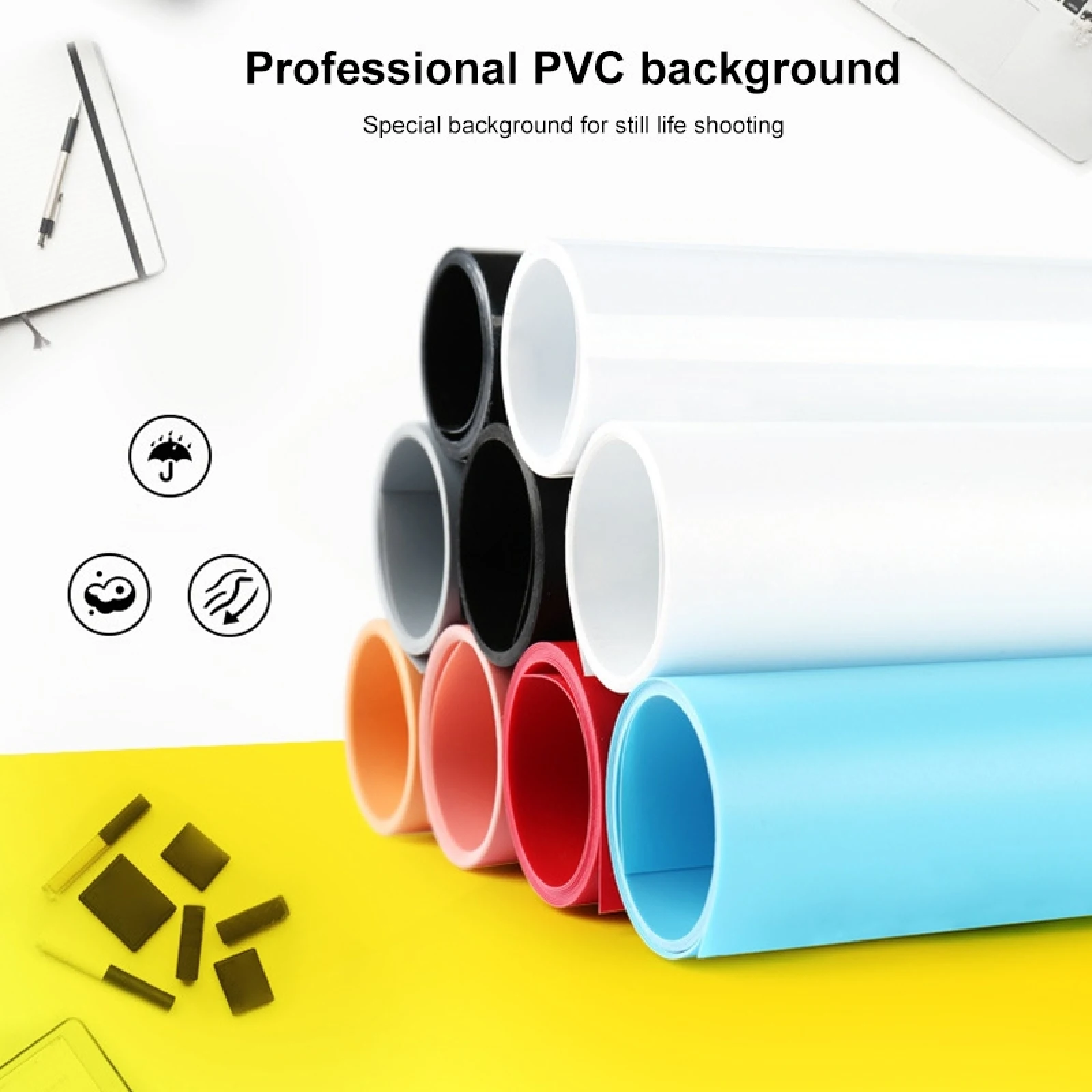 100x200cm PVC Paper Matte Photography Background for Photo Studio Tent Box